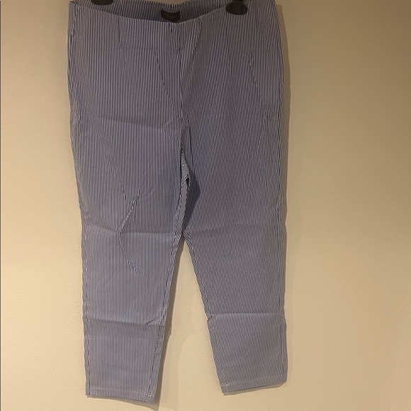 crosby. Pants - Crosby Women's Blue Striped Pants